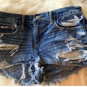 Denim shorts